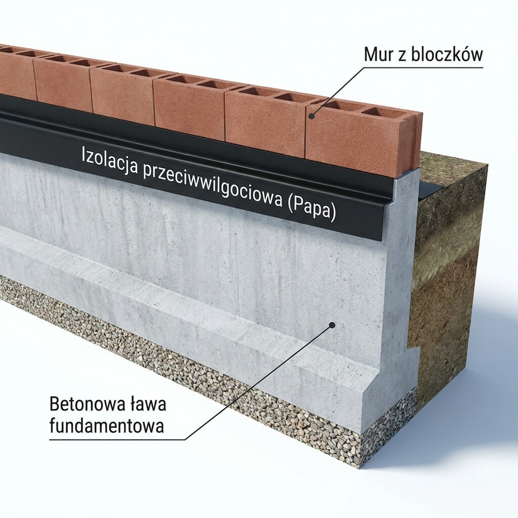 Izolacja pozioma fundamentów – tarcza przeciwko wilgoci