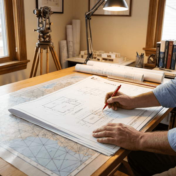 Budowa garażu część 4 - adaptacja projektu i rola geodety