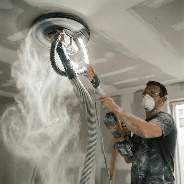 Szlifowanie gładzi bez pyłu i błędów