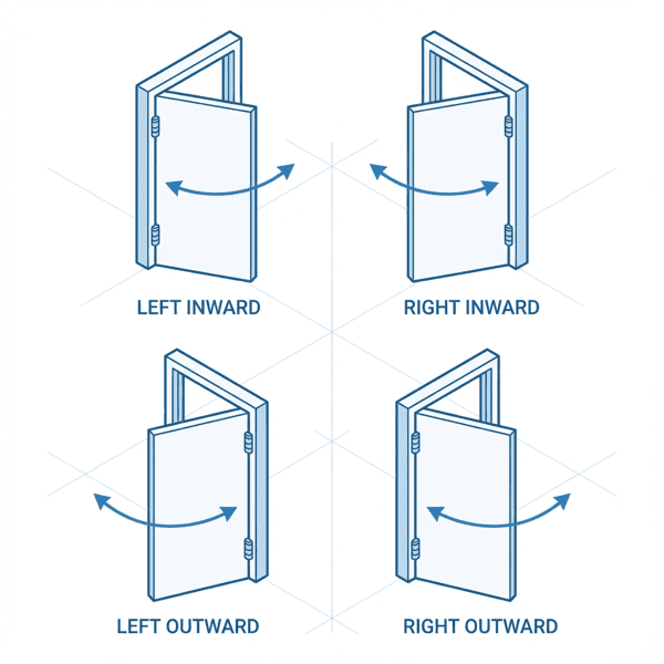 Lewe czy prawe? Jak wybrać kierunek otwierania drzwi, by nie żałować