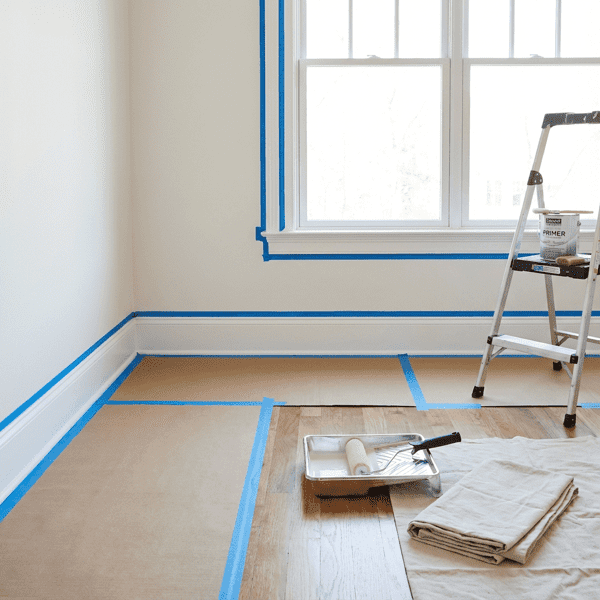 Zabezpieczenie przed malowaniem: taśma, folia i detale