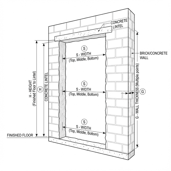 Jak zmierzyć otwór pod drzwi? Instrukcja krok po kroku (żeby nie kuć ścian)