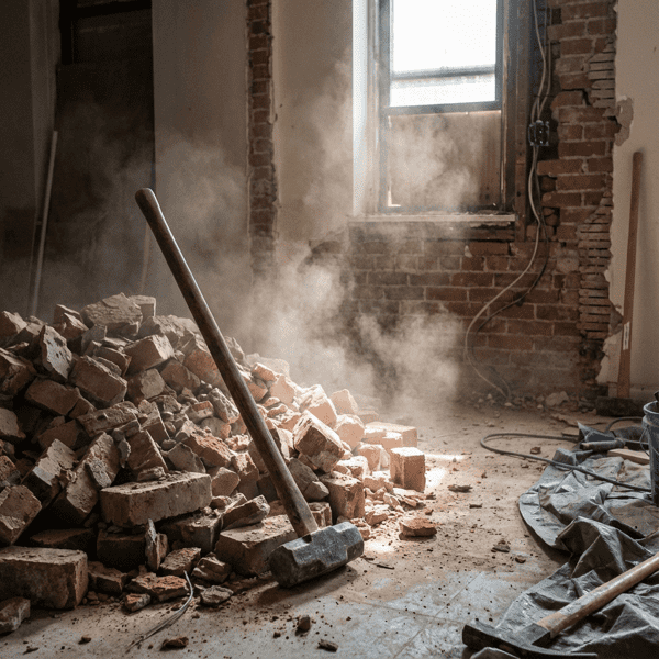 Ściany działowe – burzymy, budujemy i nie zapominamy o drzwiach