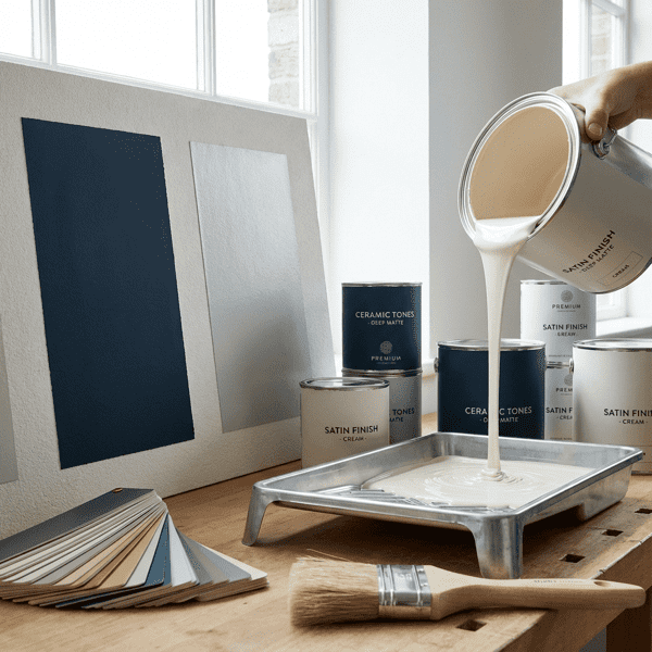 Wybór farby: mat, satyna, lateks czy ceramika?